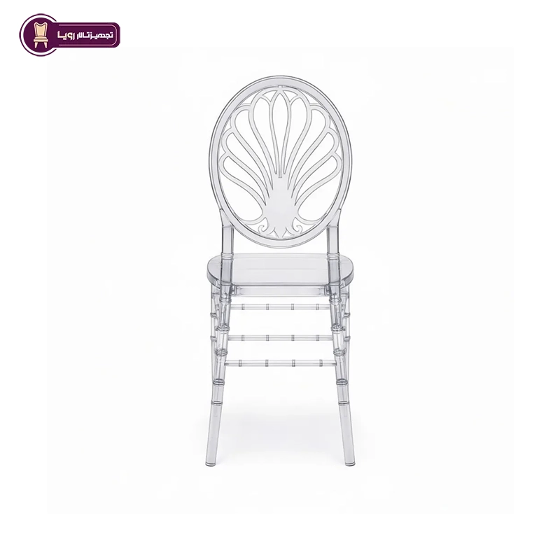 صندلی پلکسی تالاری مدل پشت گل